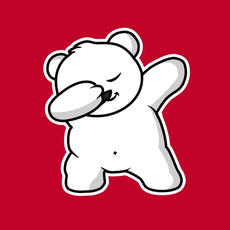 Winter Baer Eisbaer Dab