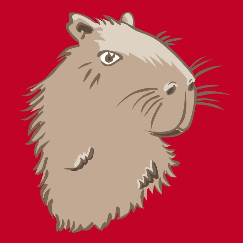 Tête de capybara