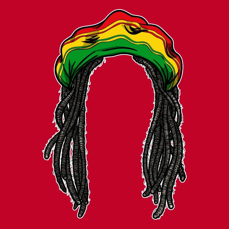 Rasta hairstyle braid hair reggae Jamaica chilling