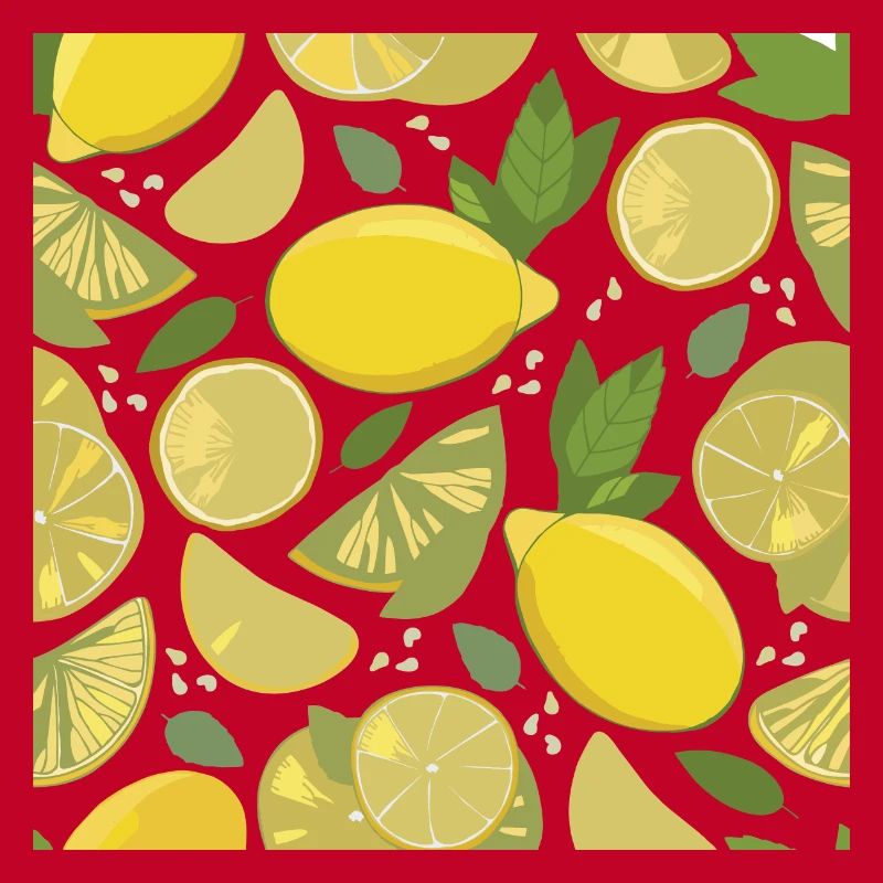 Lemon design with a fresh effect