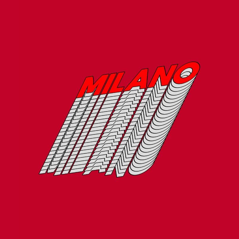 Milano Neon Lines 3D Perspective