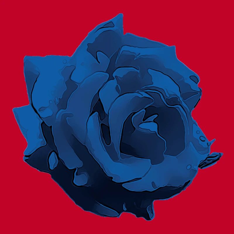 Blume - Rose blue