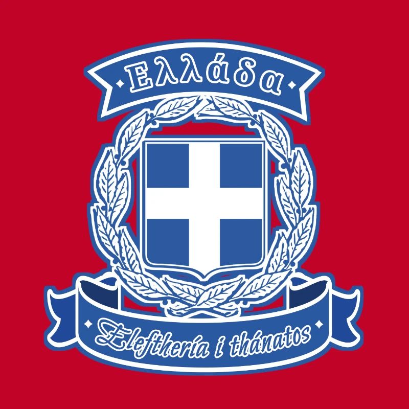 Greece Blue Icon