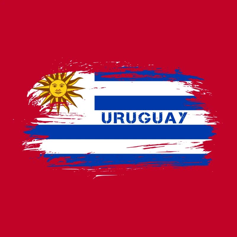 Uruguay Flaggen Design / Geschenkidee