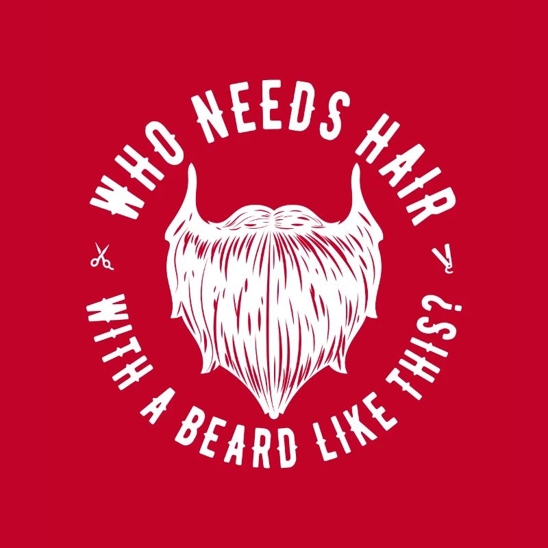 Who Needs Hair With A Beard Like This Bald Beard