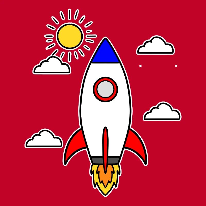 Schulstart Rakete Raumschiff Schulbeginn Schule