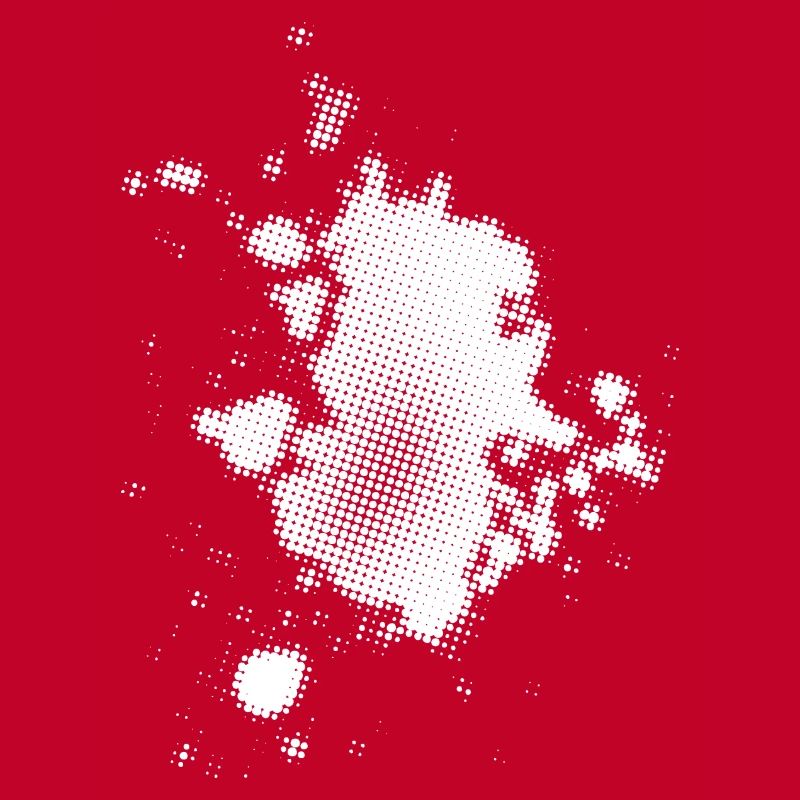 Flash, Dots Background Asymmetrical | rasterized