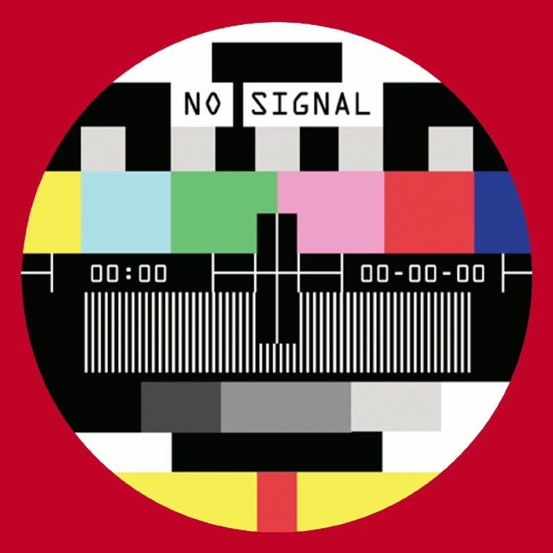 Test Pattern Pixel Art T-Shirt TV
