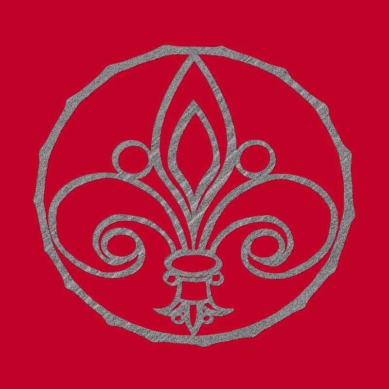 wappensymbole, fleur de lys Relief