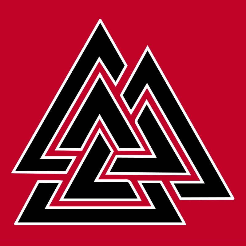 Triangular intertwined pattern