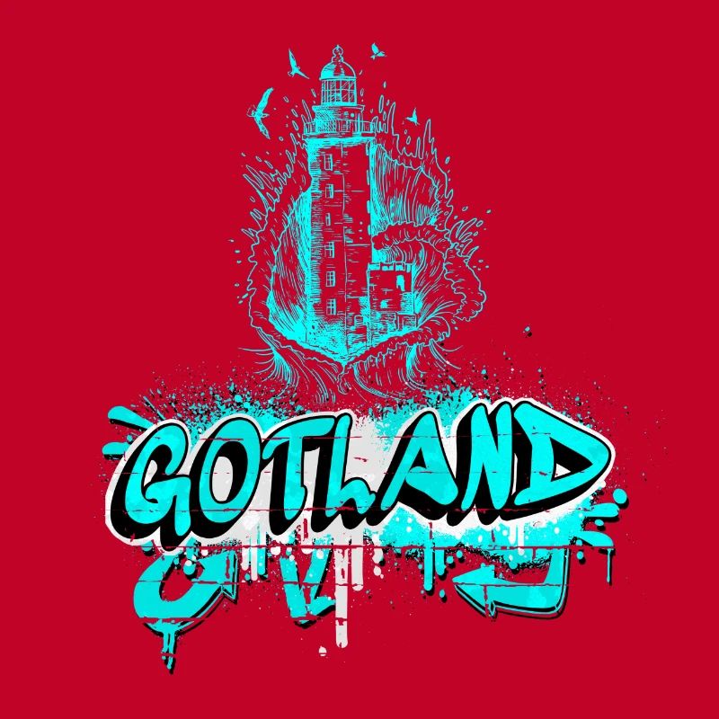 Conception du phare Gotland Graffiti