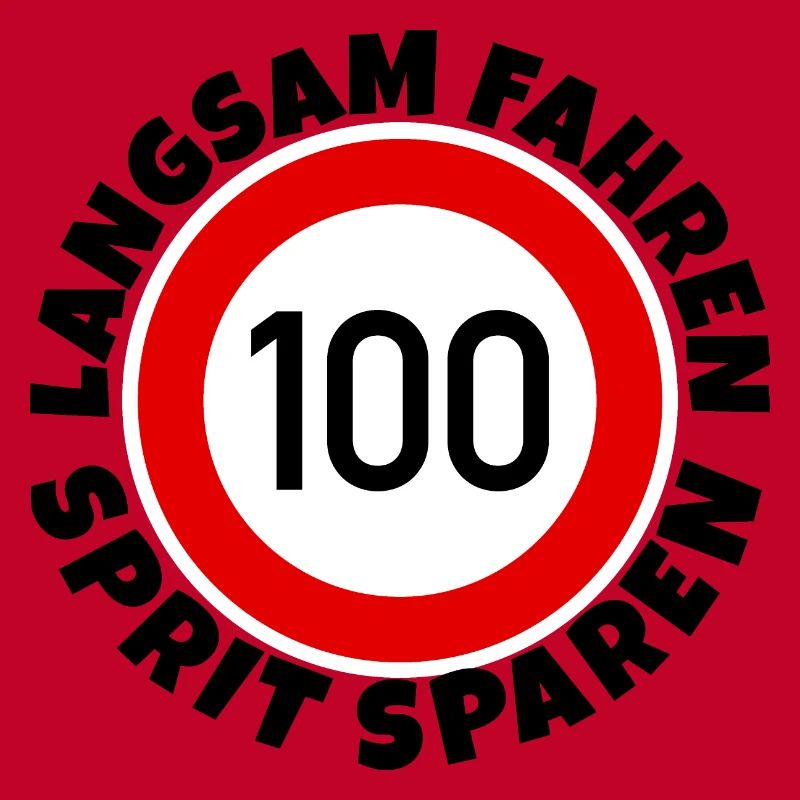 Langsam fahren - Sprit sparen - Tempo 100