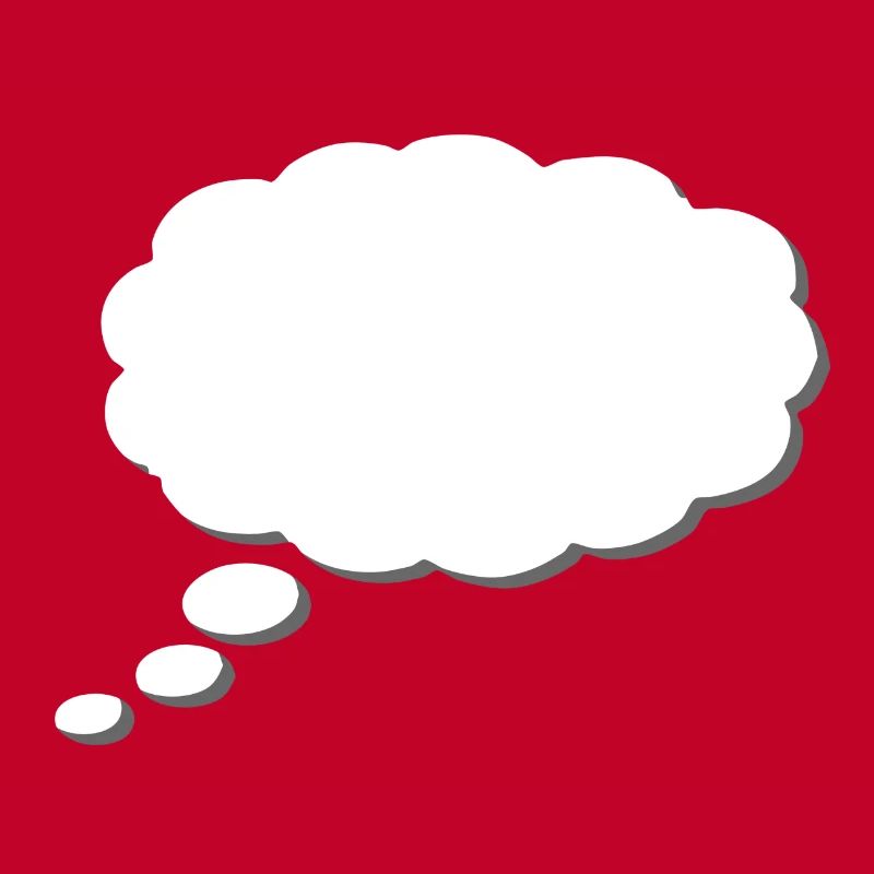 Thought Cloud, Thinkbubble. To personalize