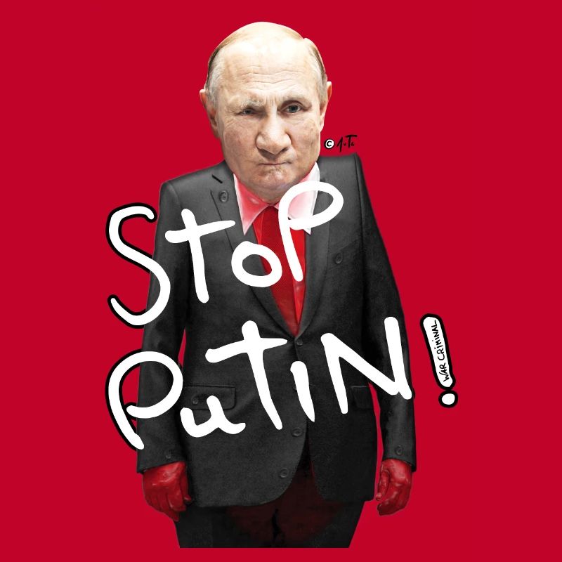 Motif de protestation contre Arrêter Poutine