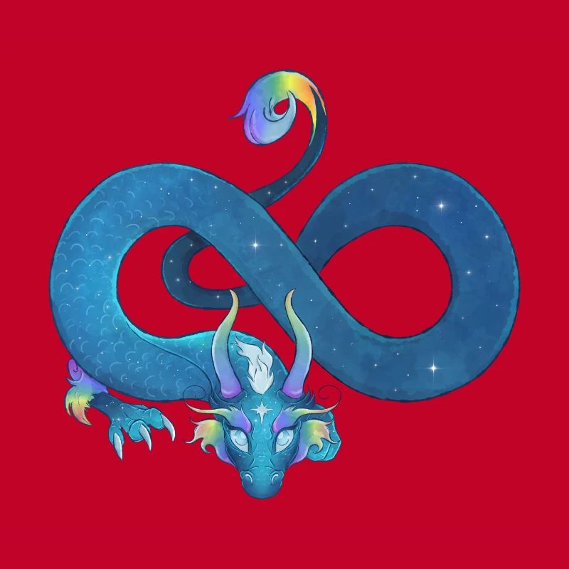 Blue Ink Spirits - Infinite Rainbow Blue Dragon