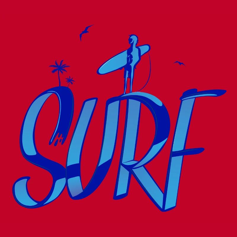 surf, surfer, surfeur