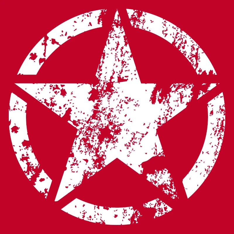 Weathered Circular Star