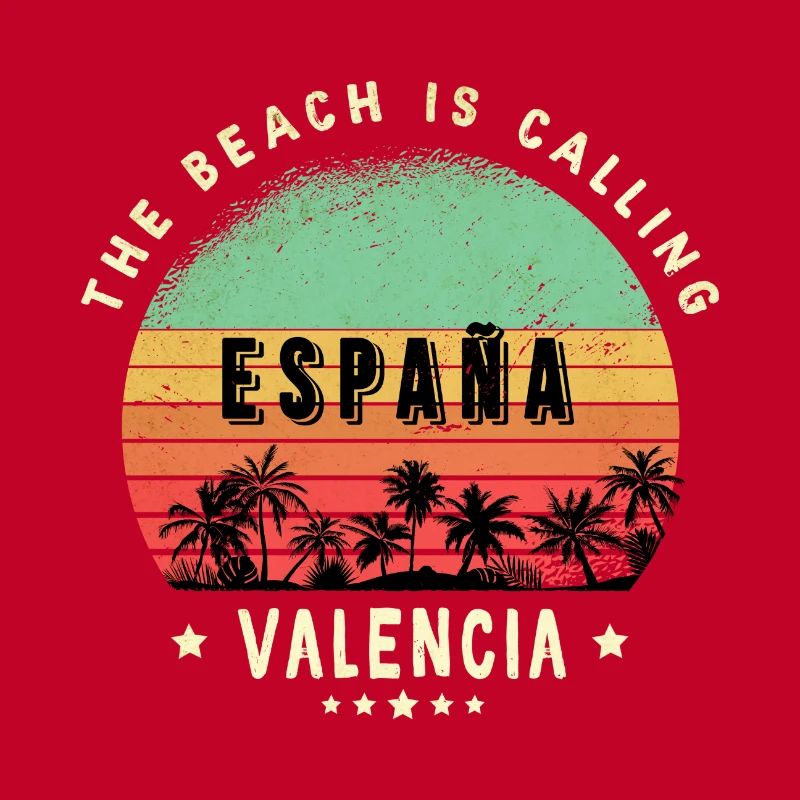 Valencia Spanien Strand Design