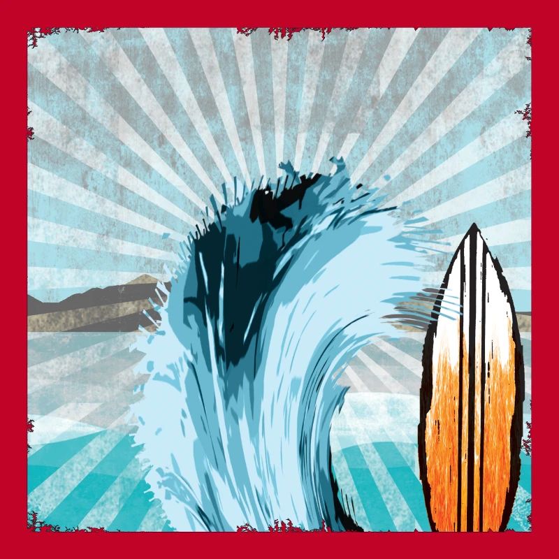 Surfer Wave Illustration