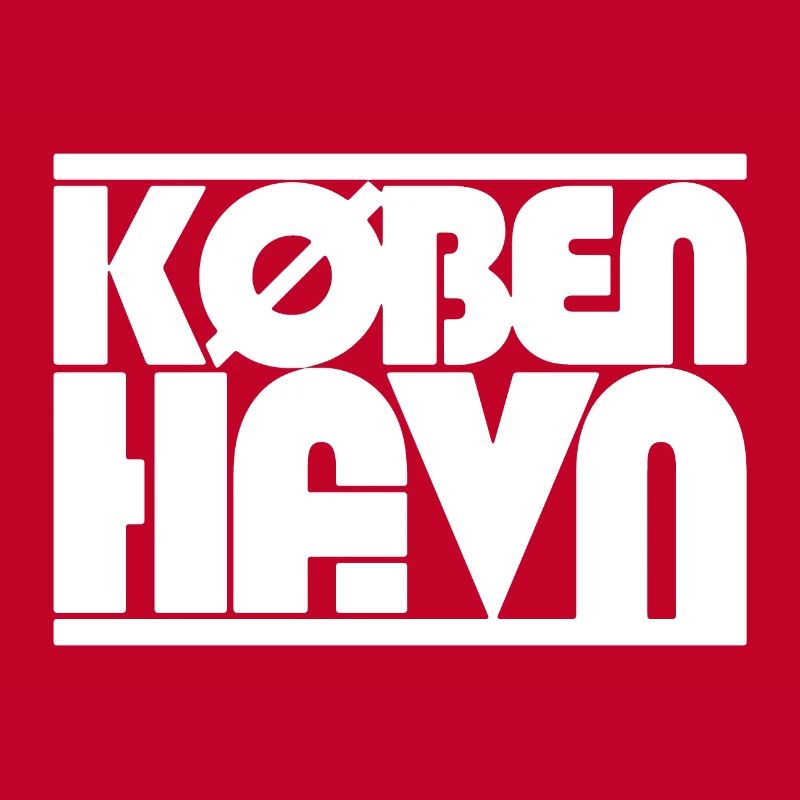 Copenhagen Danmark lettering design