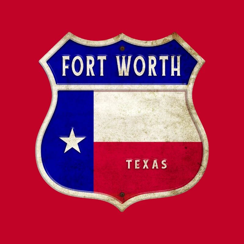 Design du drapeau texan de Fort Worth