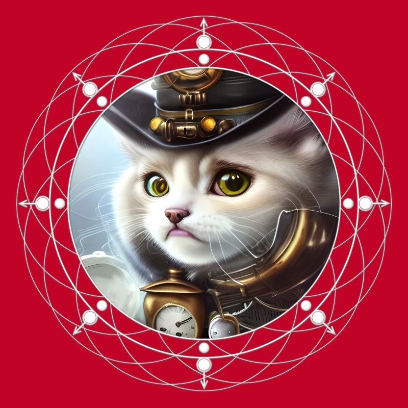 Chaton steampunk mignon