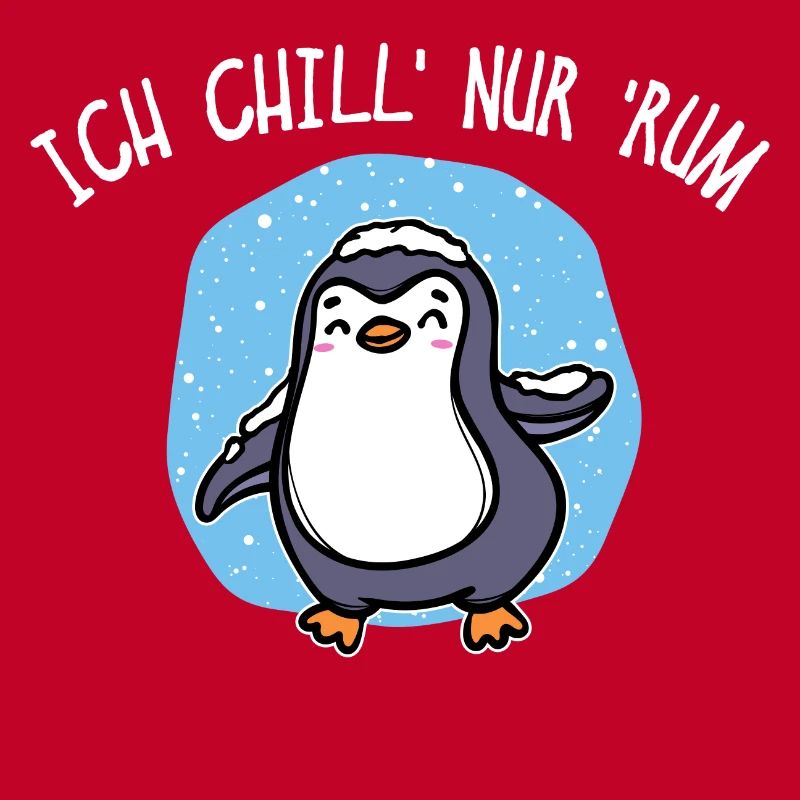 Pinguin Kälte Schnee Statement Tier Vogel Eis