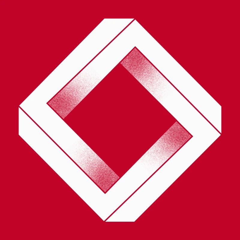 Weißer unmöglicher Diamant