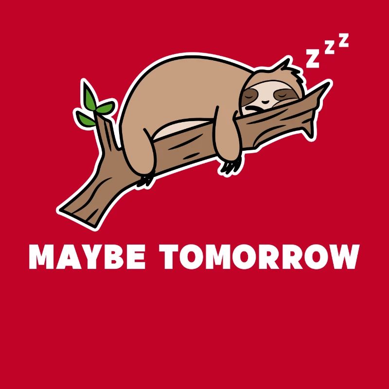 Lazy Sleep Animal Mammal Statement Sloth