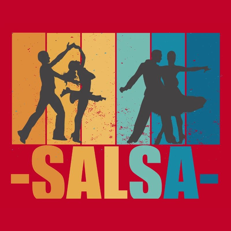 Salsa Vintage Tänzer Retro tanzen Geschenk