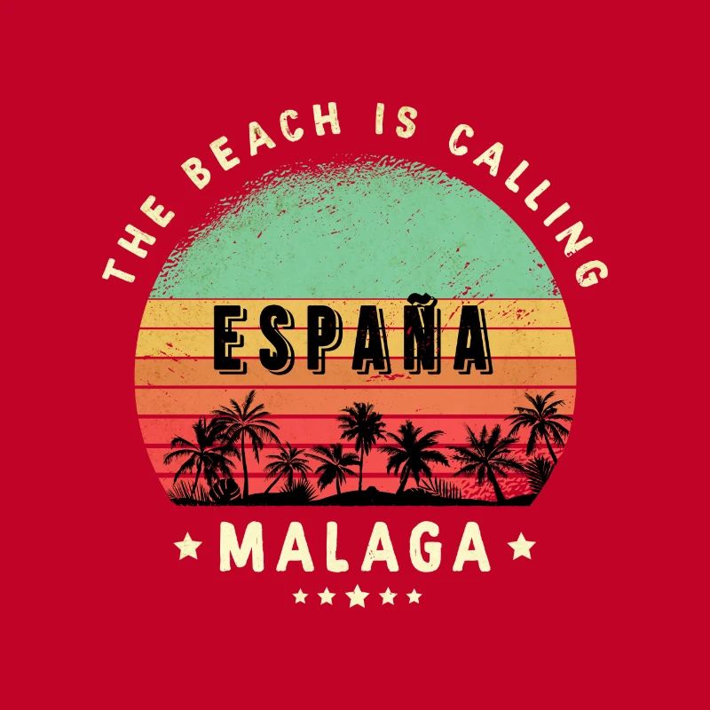 Design de plage de Malaga, Espagne