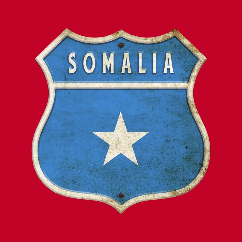 Somalia Wappen Flaggen Design