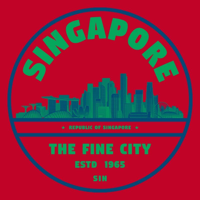 Emblème de la Skyline de Singapour