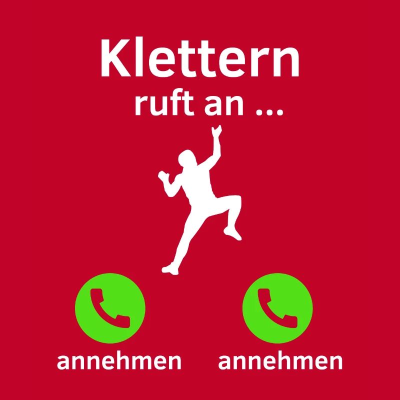 Klettern ruft an - annehmen oder annehmen?