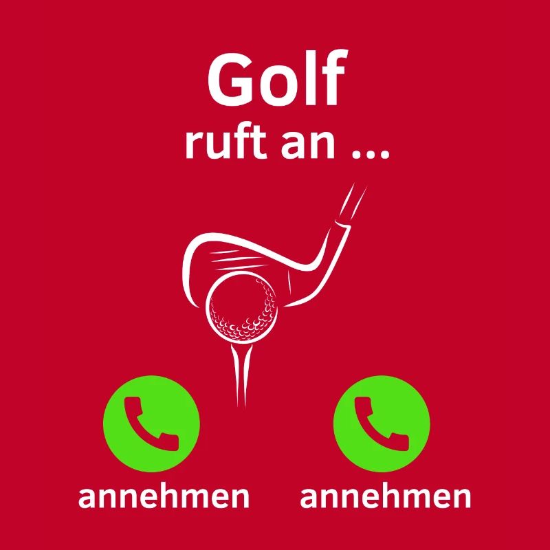 Golf ruft an - annehmen oder annehmen?