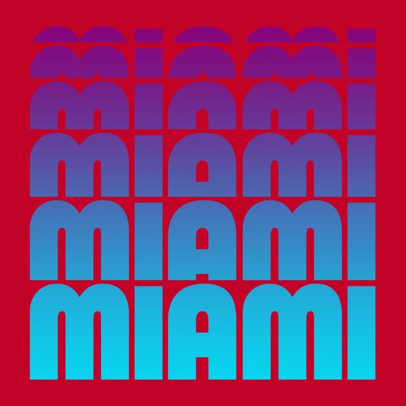 Miami Gradient Grid
