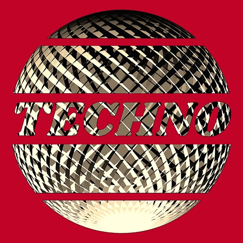 Boule techno disco or