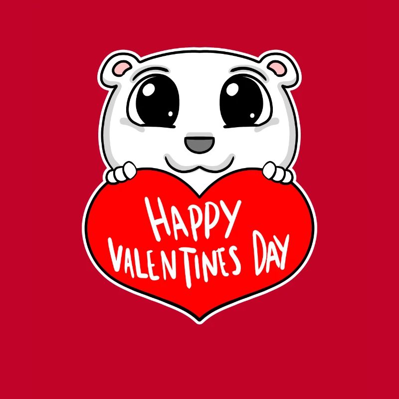 Valentinstag Herz Bär