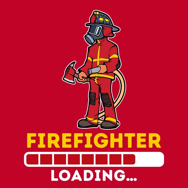 Fire brigade fire hose slogan firefighter