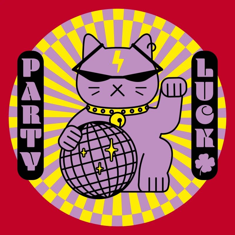 Fête chat chanceux