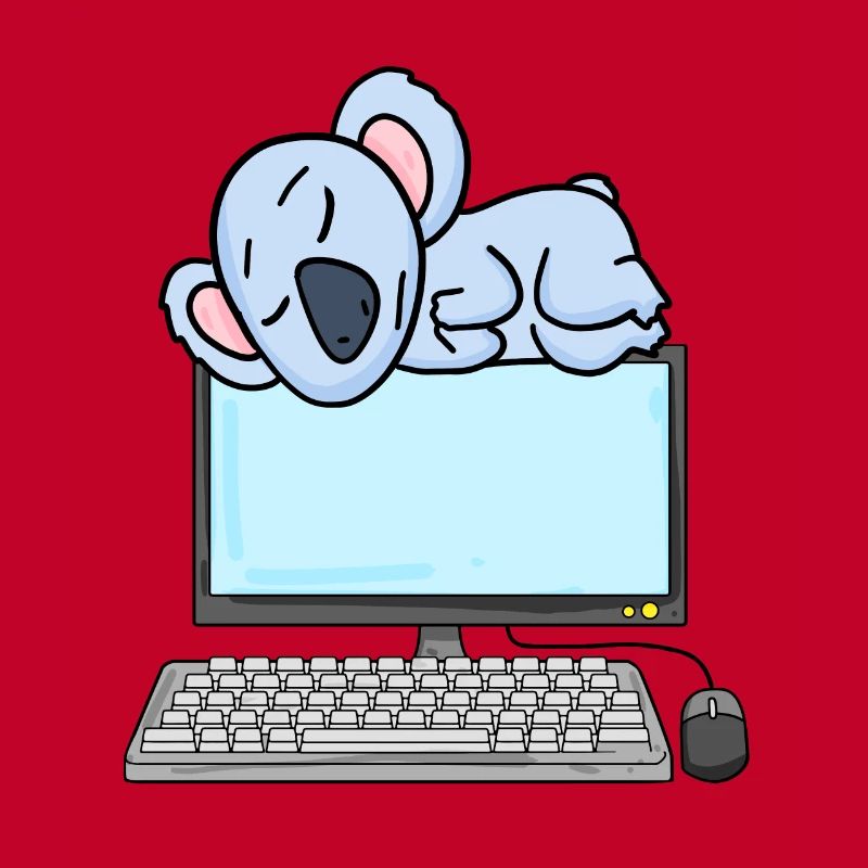 Koala Computer Nerd Programmeur Cadeau