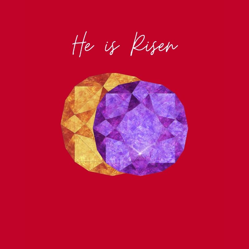 He is Risen Geometric Gem