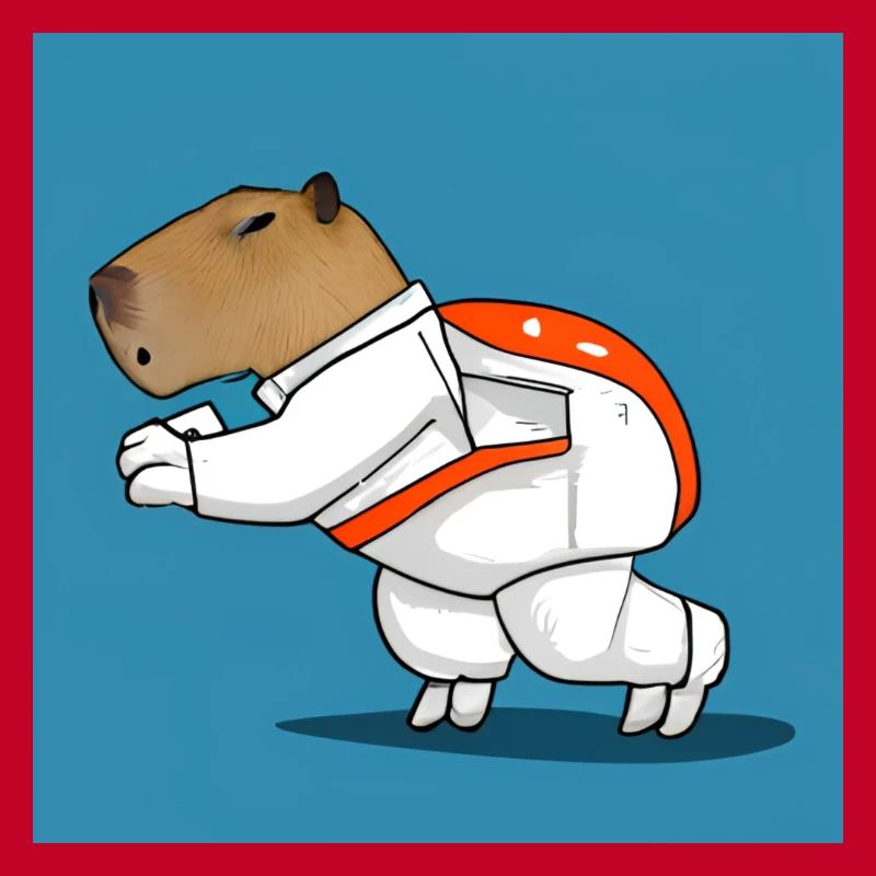 Capybara astronaut