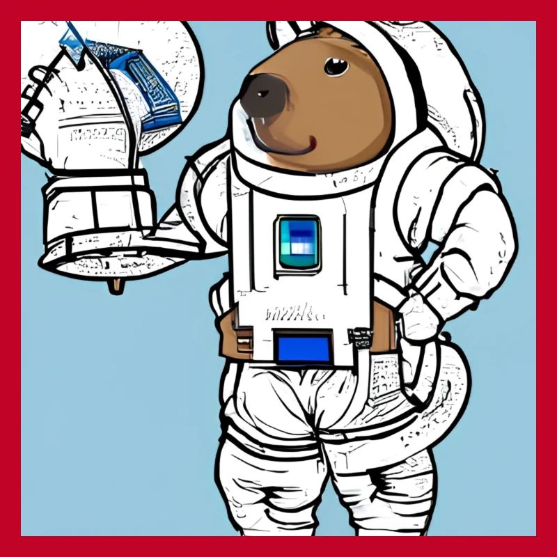 Astronaute de Capybara
