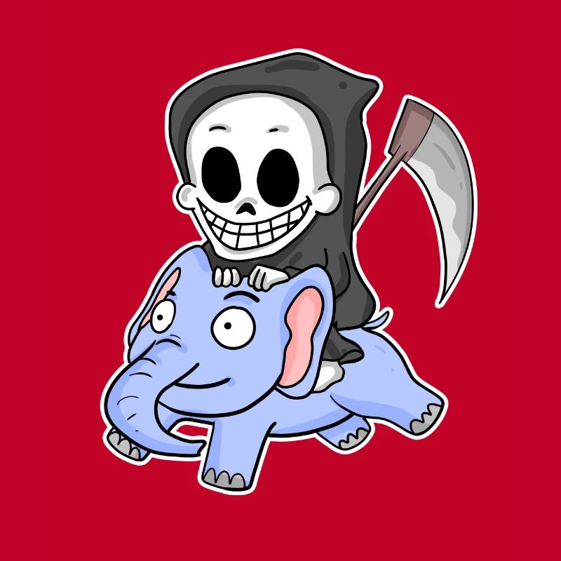 Sensenmann Elefant