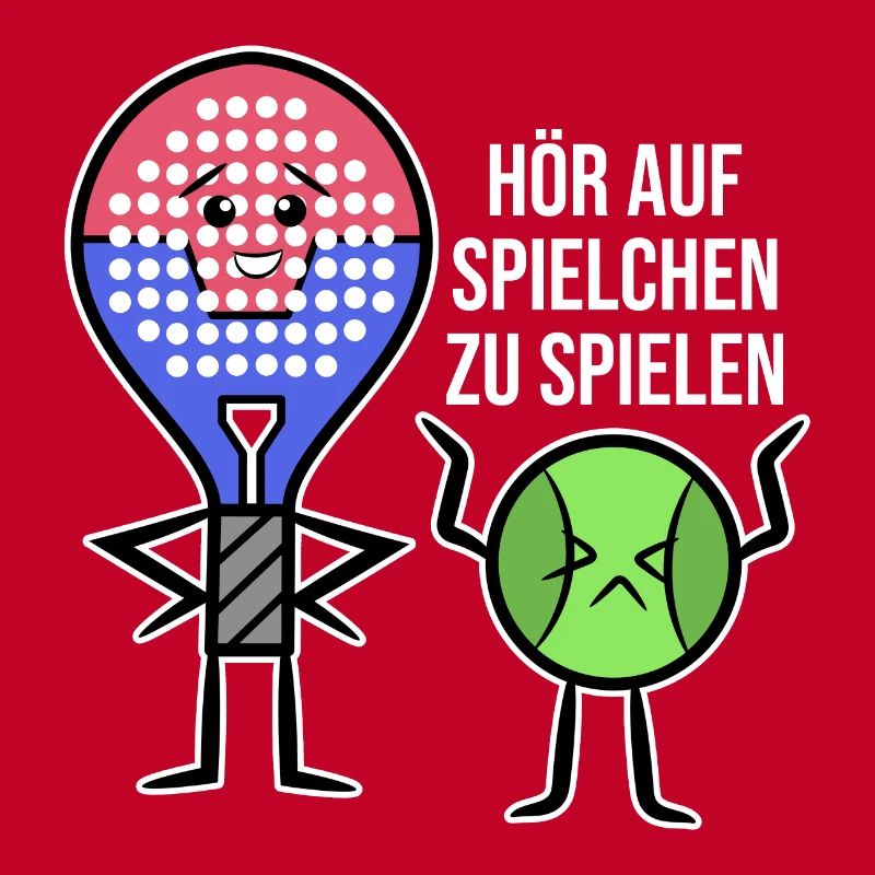Bälle Schmetterball Padel Schläger Statement
