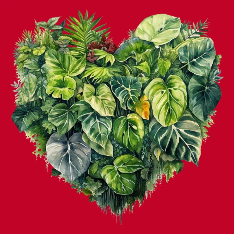 Forêt tropicale de Leaf Heart