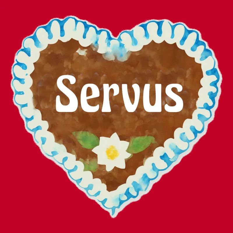 Lebkuchenherz Servus