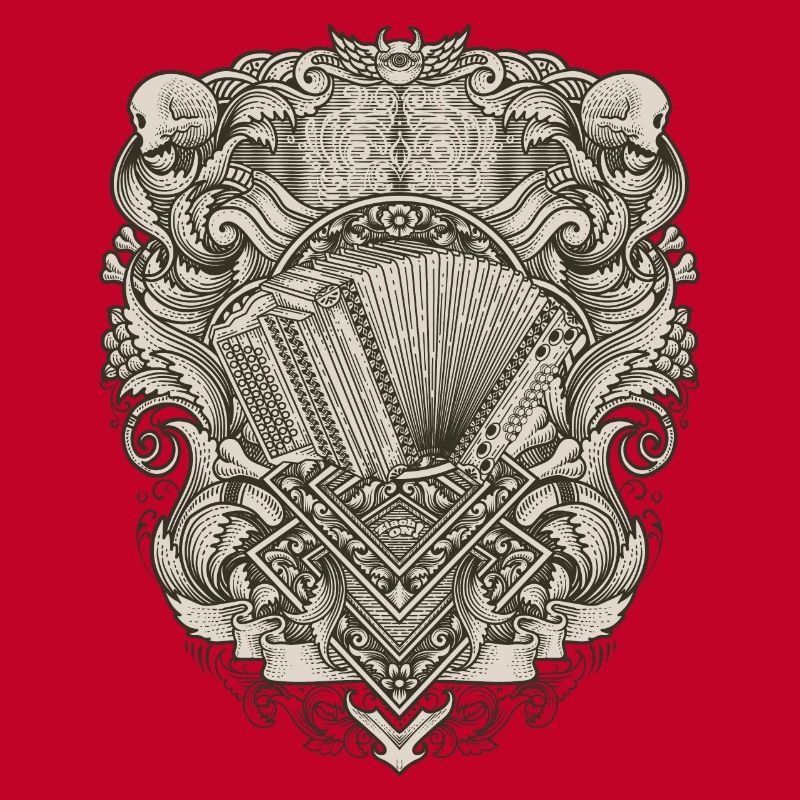 Harmonica Styrian Vintage Illu | ZiachON !