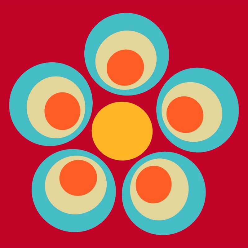 70s Flower Pattern